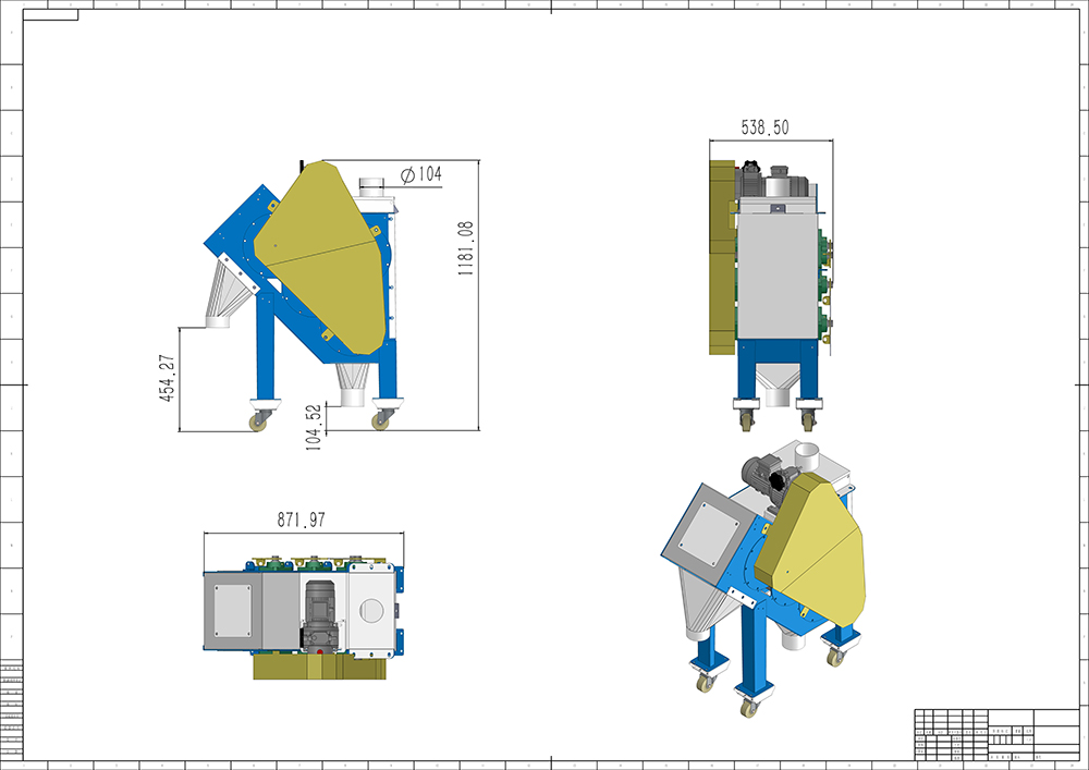 3+1組合式外觀尺寸+三視圖